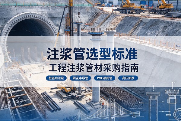 凭祥注浆管选型标准