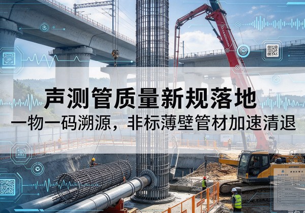 凭祥声测管质量新规落地，一物一码溯源，非标薄壁管材加速清退
