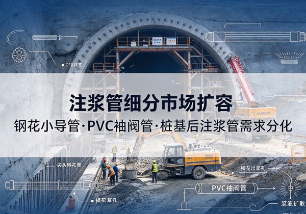 凭祥注浆管细分市场扩容，隧道钢花小导管、PVC 袖阀管、桩基后注浆管需求分化